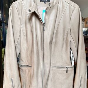 Mo-Ka Ebele Faux Leather Jacket